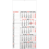 Maandkalender 5-maand Memo 2024