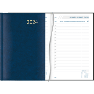 Agenda Daily 2024 - Blauw