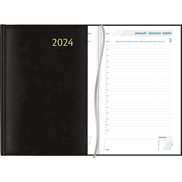 Agenda Daily 2024 - Zwart