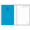 Agenda Daily 2024 wire-o - Blauw