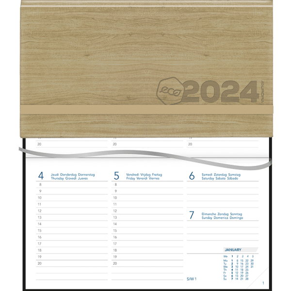 Agenda Novoplan Eco gebonden 2024 - Beige