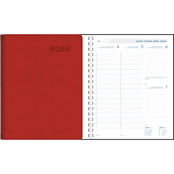 Agenda Plan-a-week 2024 perl - rood