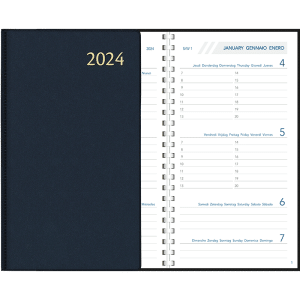 Agenda Visuplan 2024 perl - blauw
