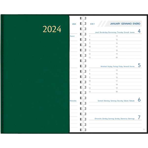 Agenda Visuplan 2024 perl - groen