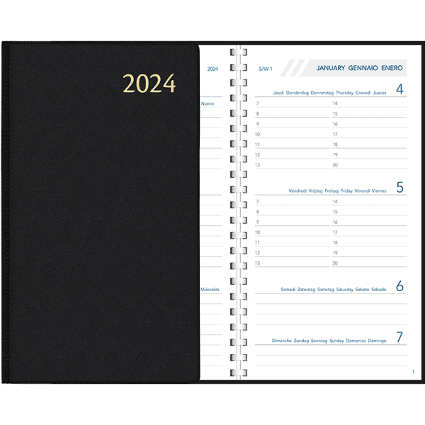 Agenda Visuplan 2024 perl - zwart