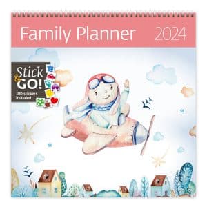 Muurkalender Family planner 2024