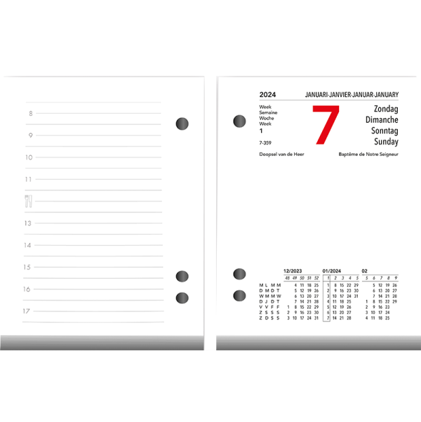 Memoblok 2024 - binnenkant