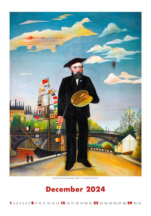 Kalender Art Naive - Henri Rousseau 2024 - December