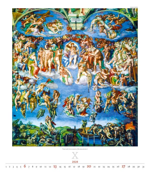 Kunstkalender Renaissance 2024 - Oktober