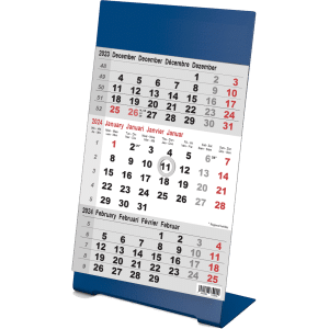 Kantoorkalender Color blauw 2024