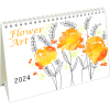 Kantoorkalender Flower Art 2024