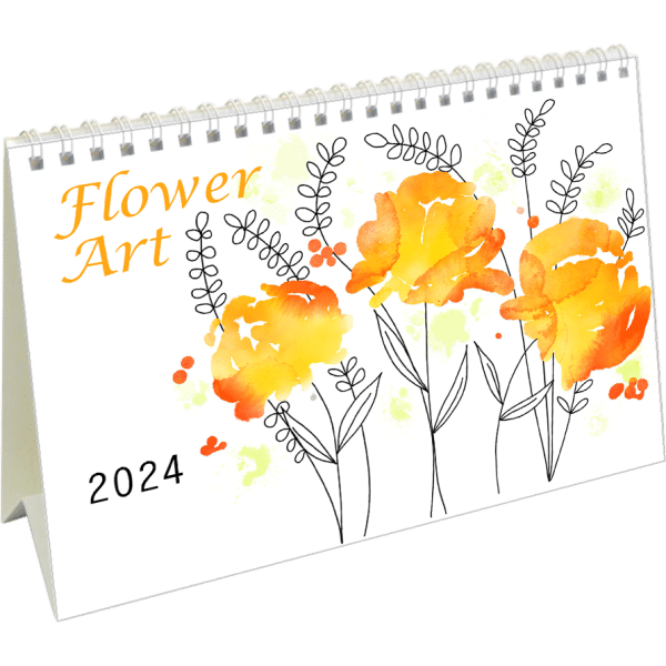 Kantoorkalender Flower Art 2024