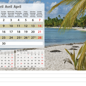 Kantoorkalender Serenity 2024 - April