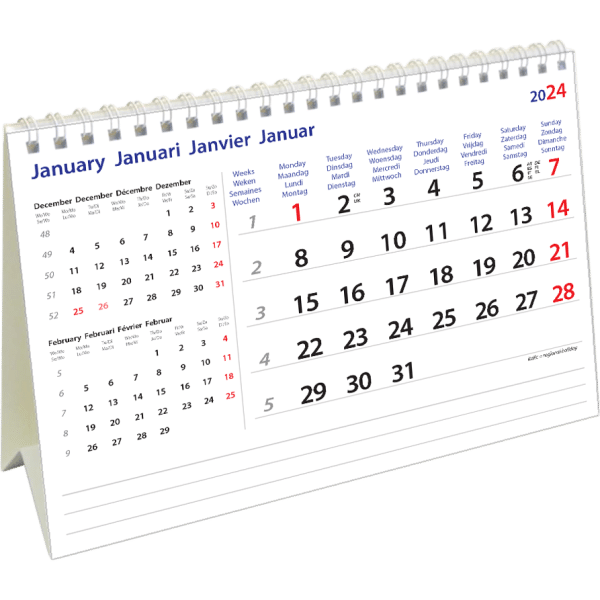 Kantoorkalender International 2024