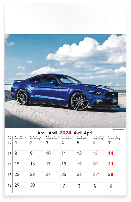 Kalender Sports Cars 2025 - dekalender.shop