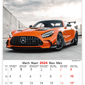 Muurkalender Sports Cars 2024 - Maart