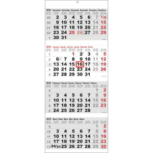 4-maandkalender Maxi 2025