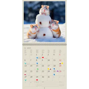 Muurkalender Little Fun 2025 - Januari