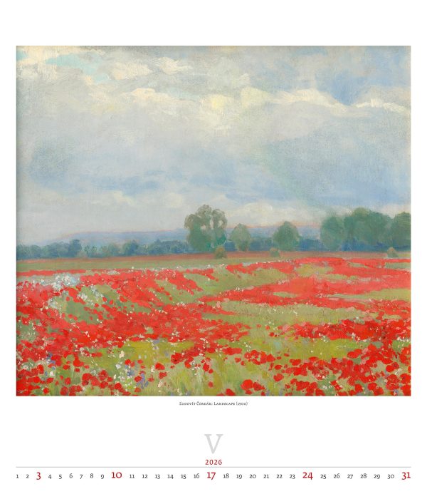 Kunstkalender Impressionism 2026 - mei
