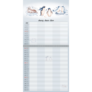 Muurkalender family Planner 2026 - januari