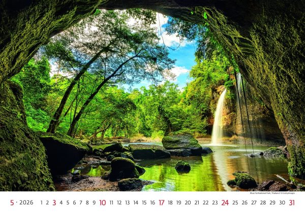 Muurkalender National Parks 2026 - mei