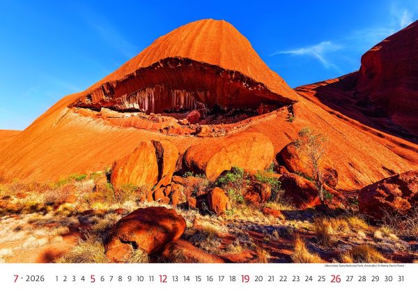 Muurkalender National Parks 2026 - juli