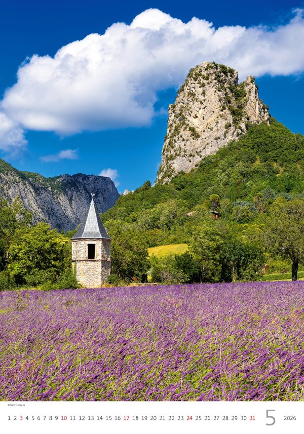 muurkalender Provence 2026 - mei