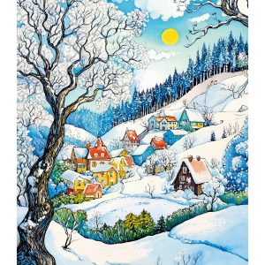 Muurkalender Art Naive 2026 - februari