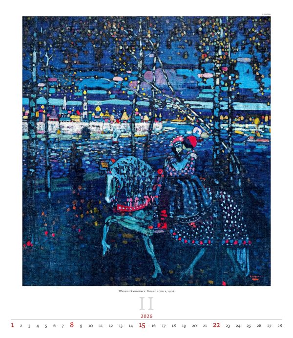 Kunstkalender Expressionism 2026 - februari