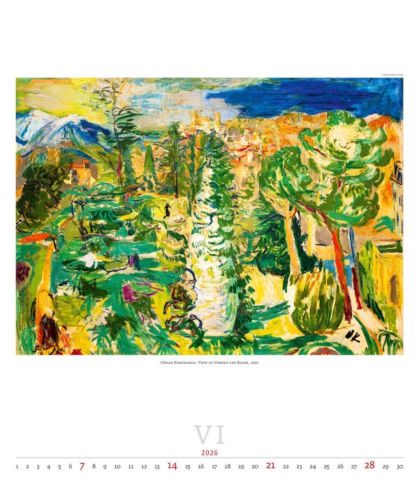 Kunstkalender Expressionism 2026 - juni