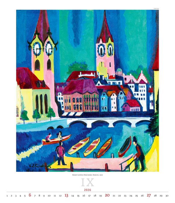 Kunstkalender Expressionism 2026 - september