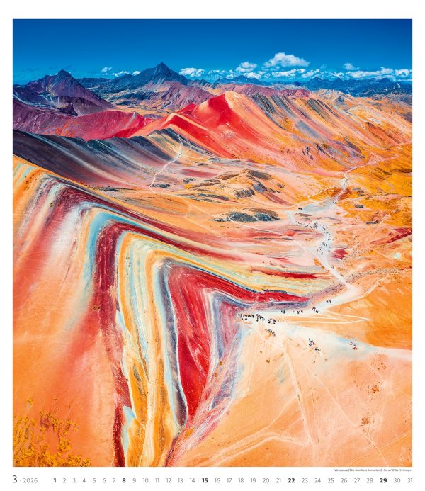 Muurkalender Geo Art 2026 - maart