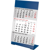 Bureaukalender 3-maand Color blauw 2026