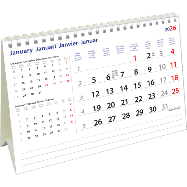 Kantoorkalender International 2026