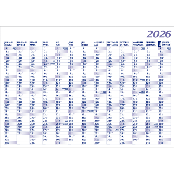 Jaarplanner 2026