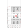 3-maandkalender Memo met jaaroverzicht 2026