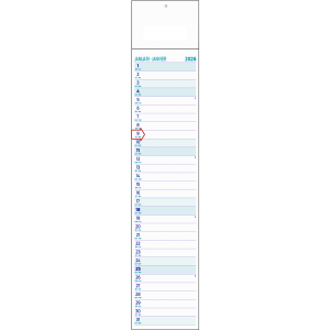 Strookkalender Midi 2026