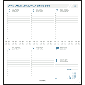 Zakagenda Novoplan 2026 spiraal