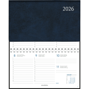 Zakagenda Novoplan 2026 spiraal blauw