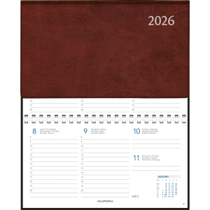 Zakagenda Novoplan 2026 spiraal Bordeaux