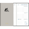 Zakagenda Visuplan 2026 gebonden mistgrijs