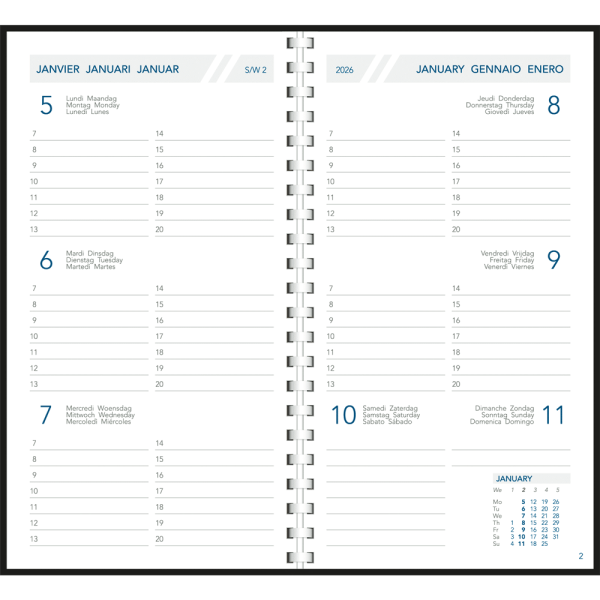 Zakagenda Visuplan 2026 perl