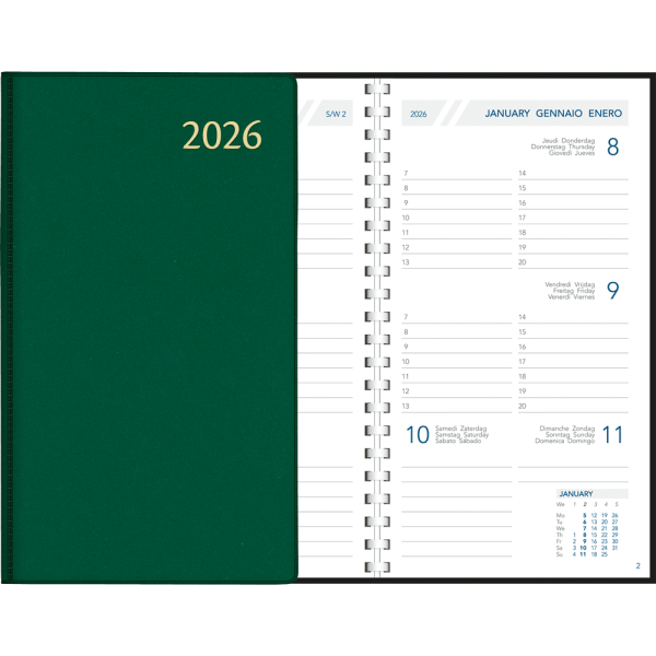 Zakagenda Visuplan 2026 perl groen