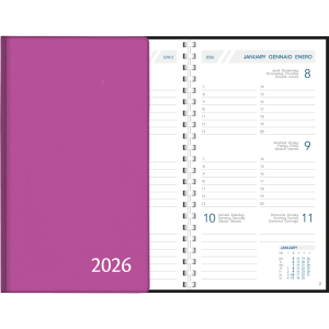 Zakagenda Visuplan 2026 perl purper