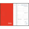 Zakagenda Visuplan 2026 perl rood