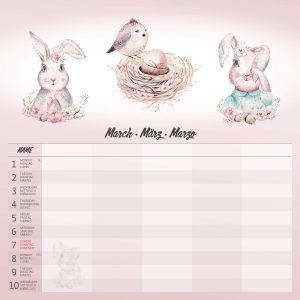 Family Planner 2027 - Maart