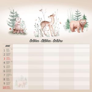 Family Planner 2027 - Oktober