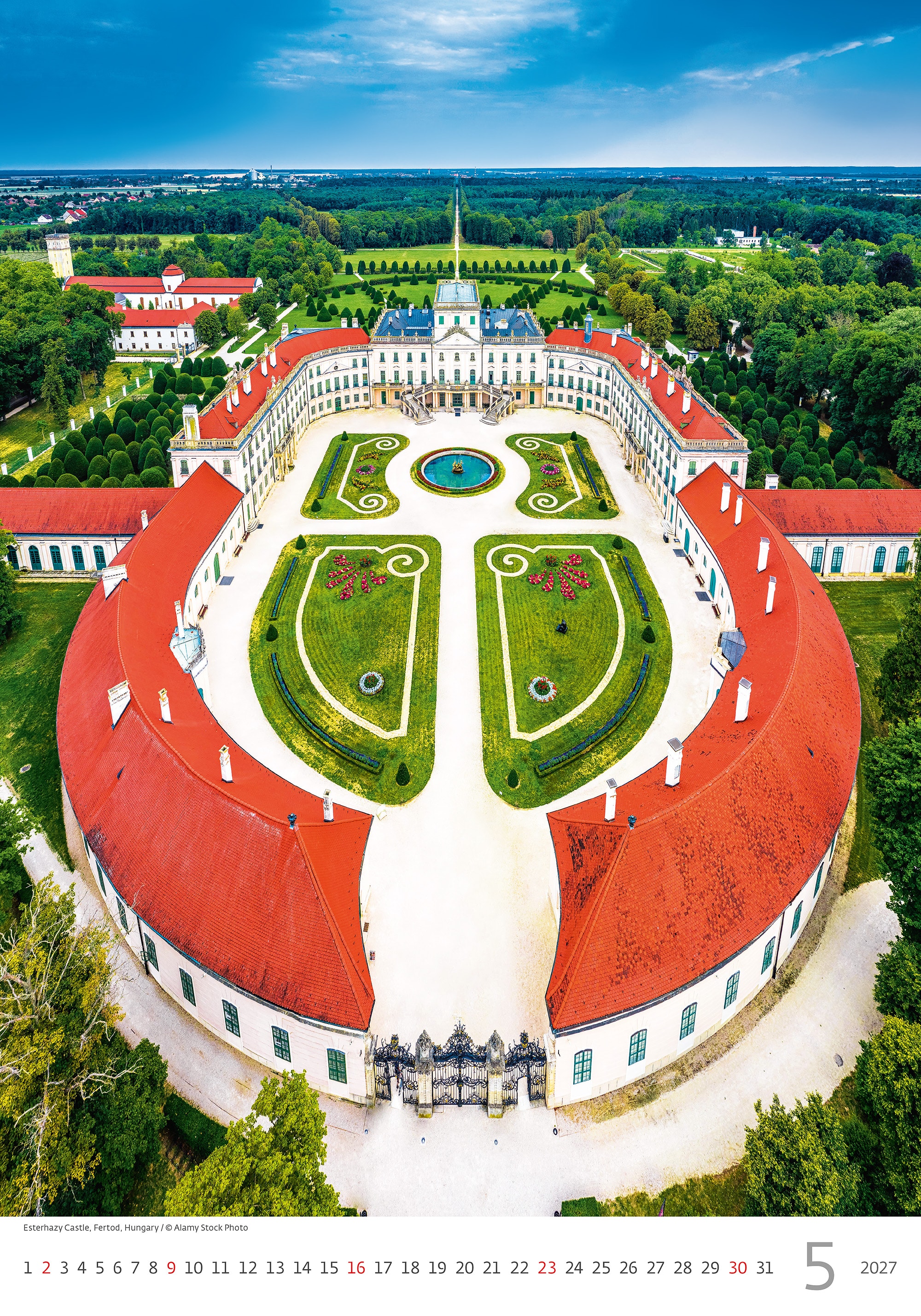 Muurkalender Europe 2027 - Mei