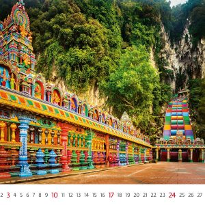 Muurkalender World Wonders 2027 - Januari