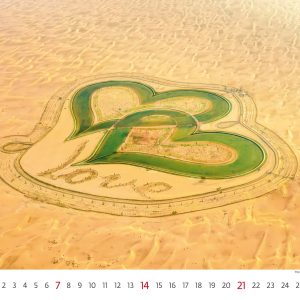 Muurkalender World Wonders 2027 - Februari